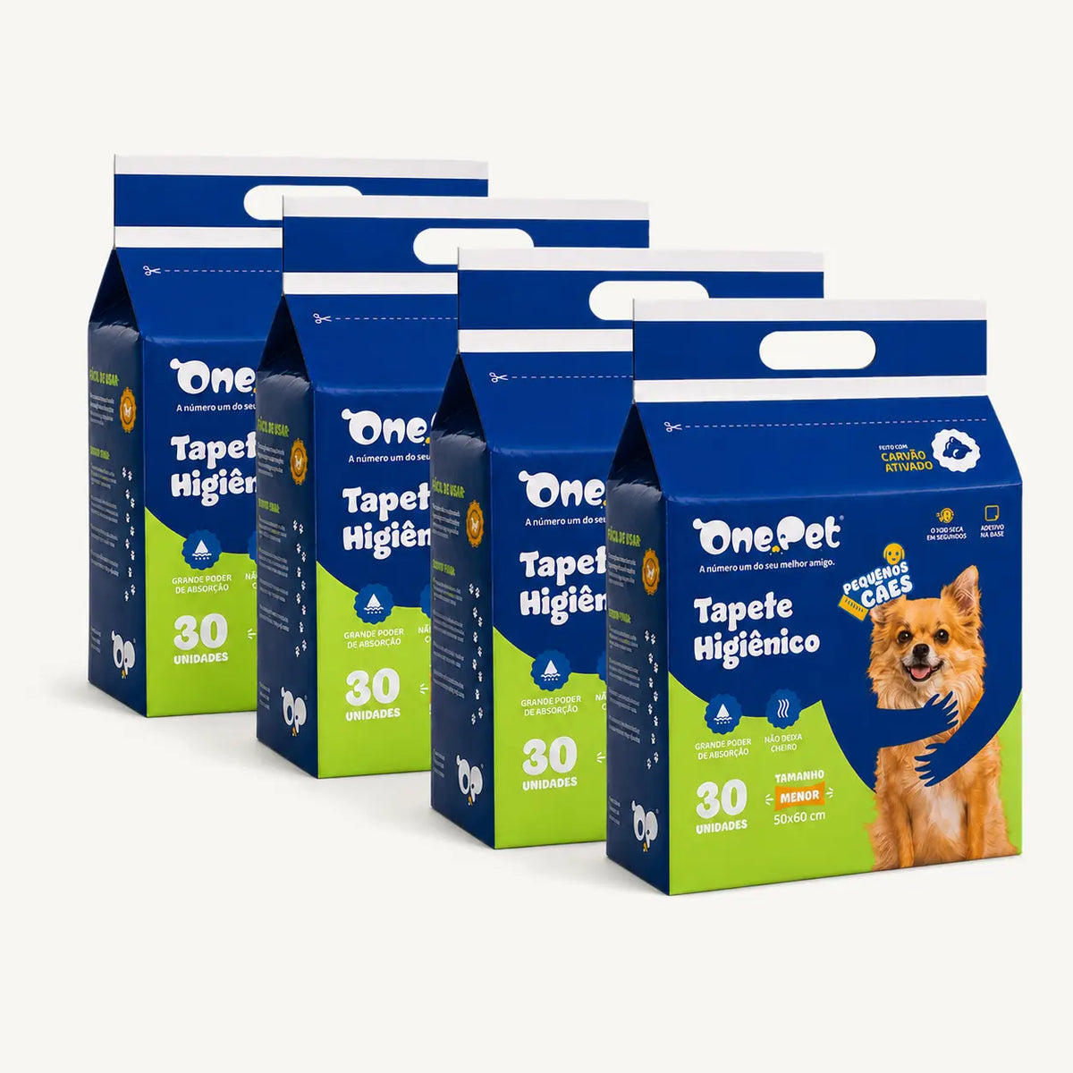 Kits de Tapetes Higiênicos One Pet 50 × 60 cm ONE PET BRASIL