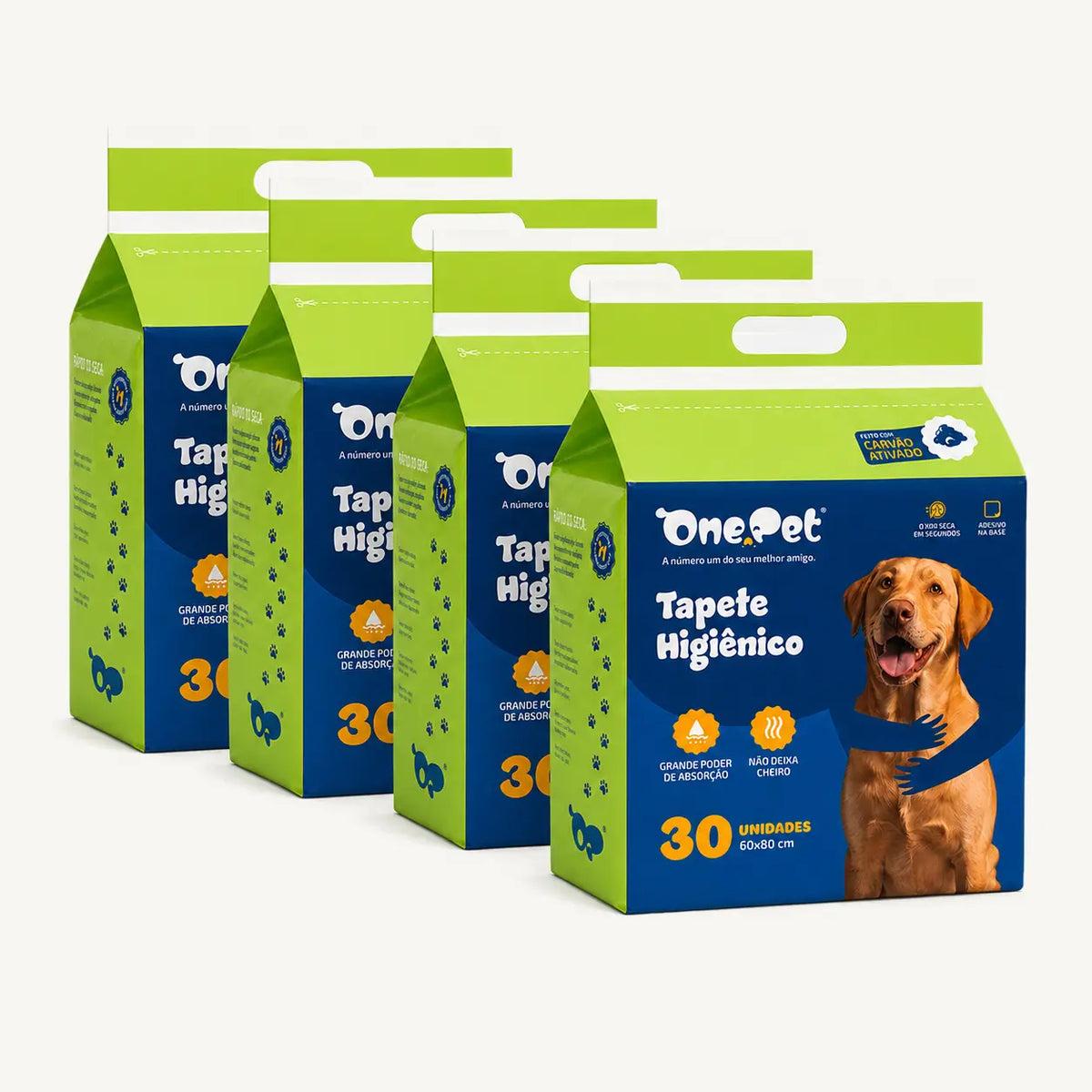Kits de Tapetes Higiênicos One Pet 60 × 80 cm ONE PET BRASIL