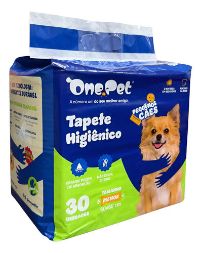 Tapete Higiênico One Pet 50x60 cm - 30 unidades