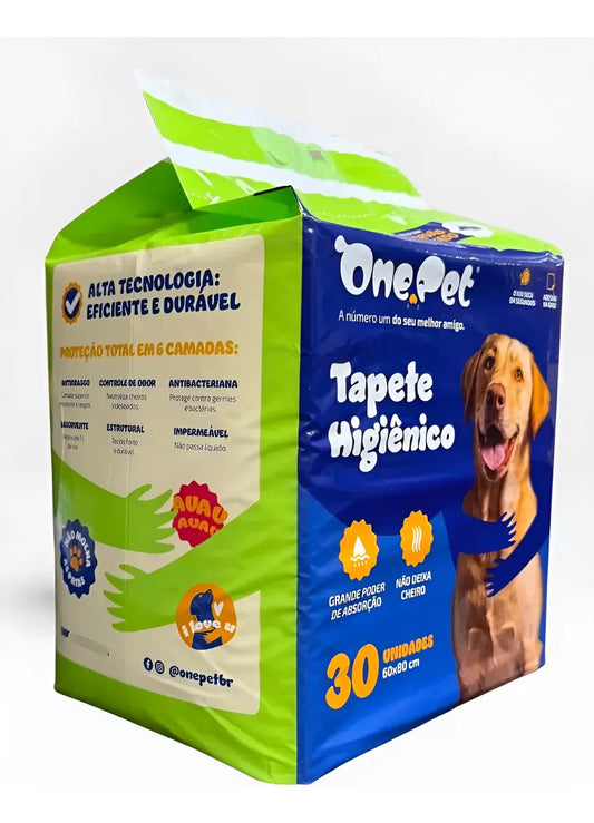 Tapete Higiênico One Pet 60x80 cm - 30 unidades