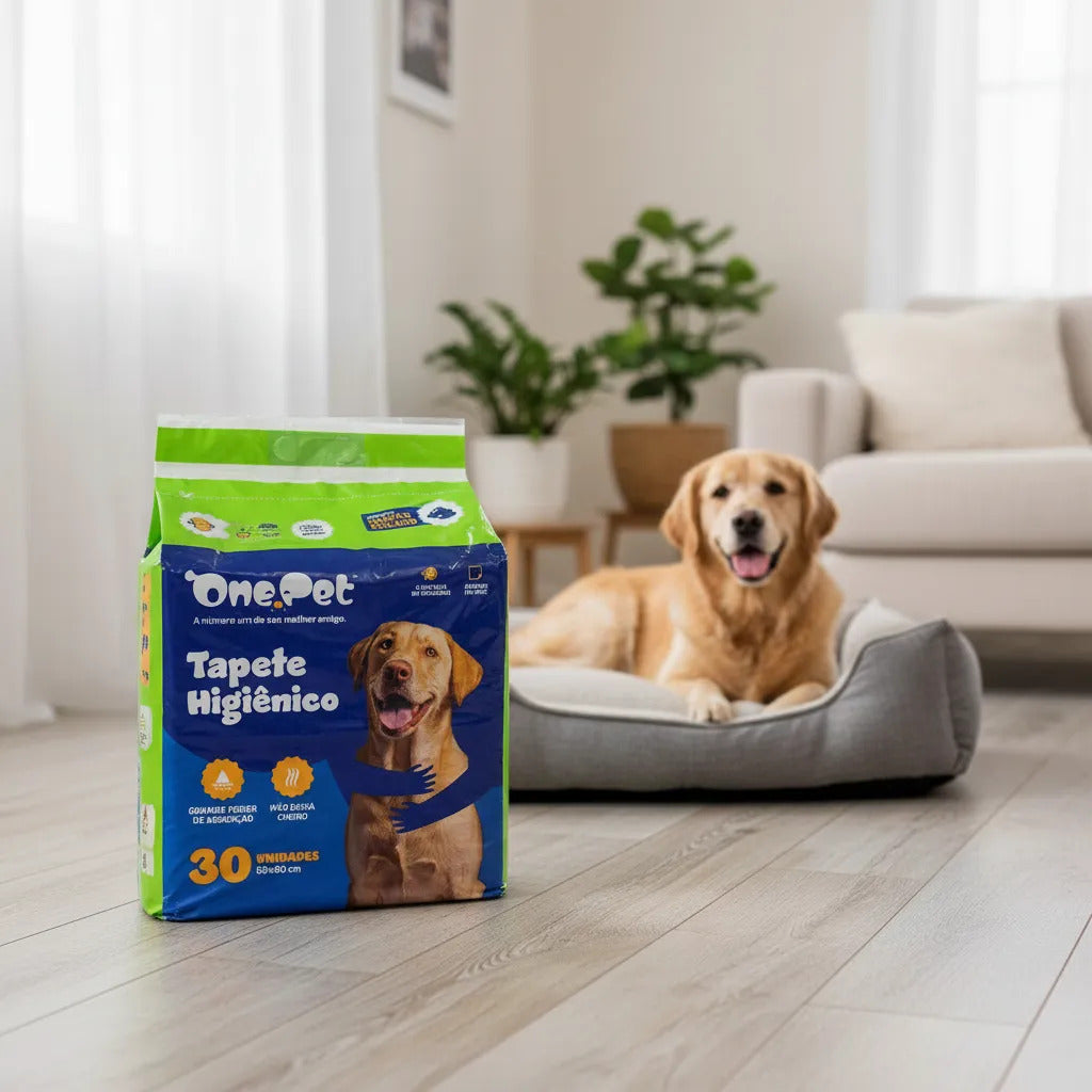 Tapete Higiênico One Pet 60x80 cm - 30 unidades