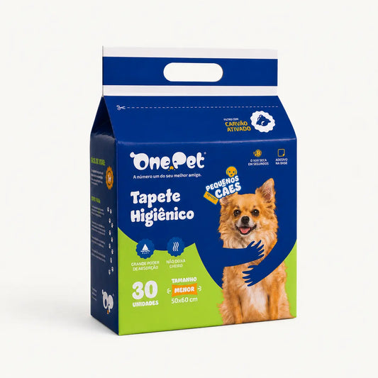 Tapete Higiênico One Pet 50x60 cm - 30 unidades ONE PET BRASIL
